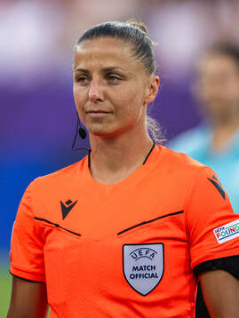 Assistant referee Almira Spahic