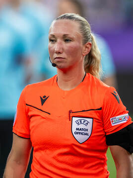 Assistant referee Monica Lokkeberg