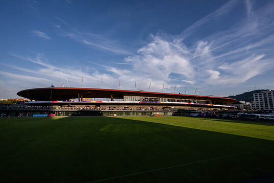 General exterior view of Stadion Letzigrund