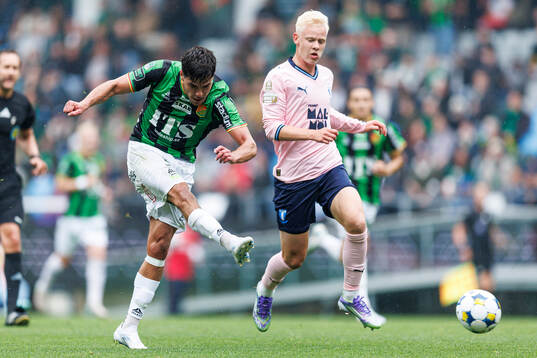 GAIS William Milovanovic och Malmö FFs Otto Rosengren