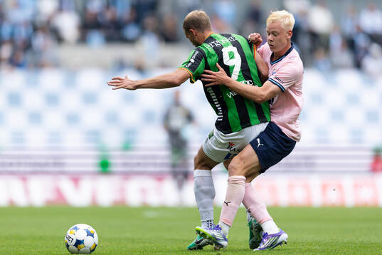 GAIS Gustav Lundgren och Malmö FFs Otto Rosengren
