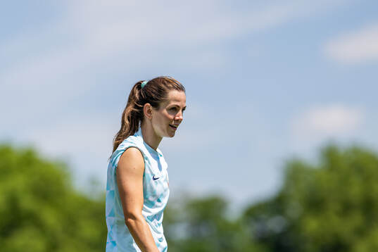 Tuva Hansen of the Norwegian women's national football team