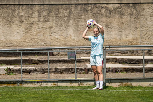 Thea Bjelde of the Norwegian women's national football team