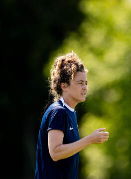 Frankie Hunter, fitness coach of the Norwegian women's