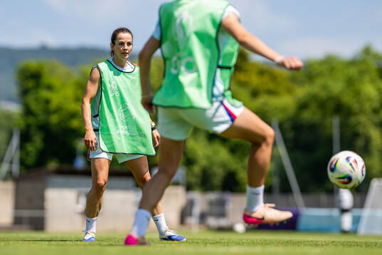 Tuva Hansen of the Norwegian women's national football team