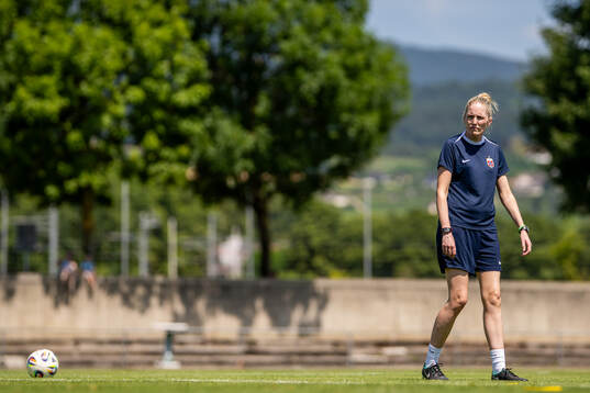 Gemma Grainger, head coach of the Norwegian women's