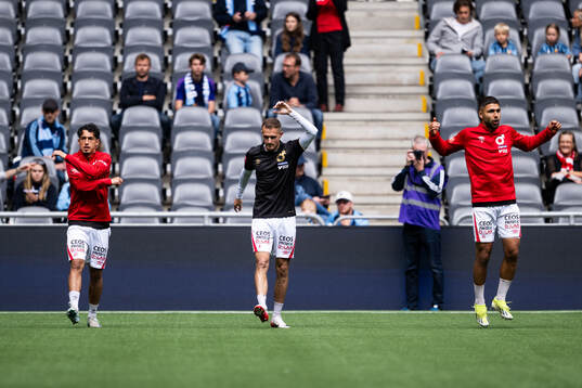 Degerfors Elias Barsoum, Christos Gravius och Omar Faraj