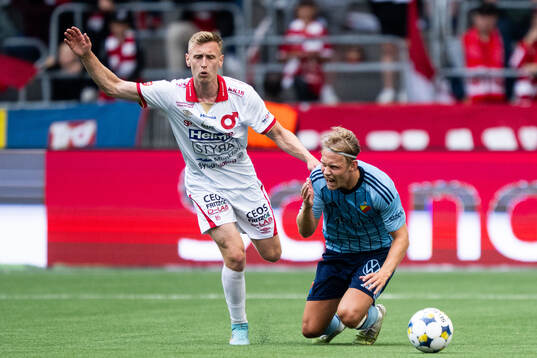 Degerfors Sebastian Ohlsson och Djurgårdens Tobias