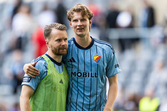 Djurgårdens Jacob Une och August Priske Flyger
