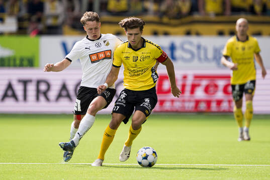 Häckens Filip Öhman och Elfsborgs Besfort Zeneli