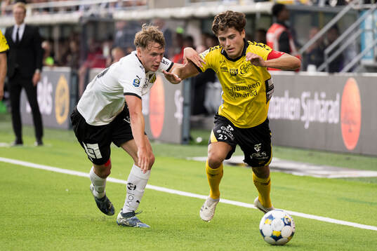 Häckens Filip Öhman och Elfsborgs Besfort Zeneli