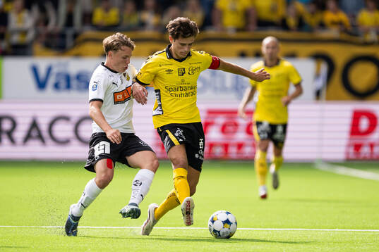 Häckens Filip Öhman och Elfsborgs Besfort Zeneli