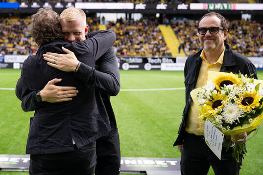 Elfsborgs klubbchef Stefan Andreasson och ordförande Sune