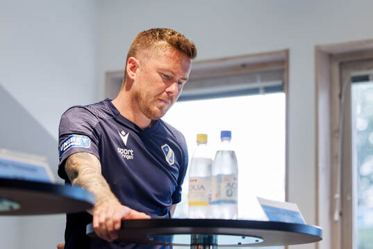 Halmstads tränare Johan Lindholm