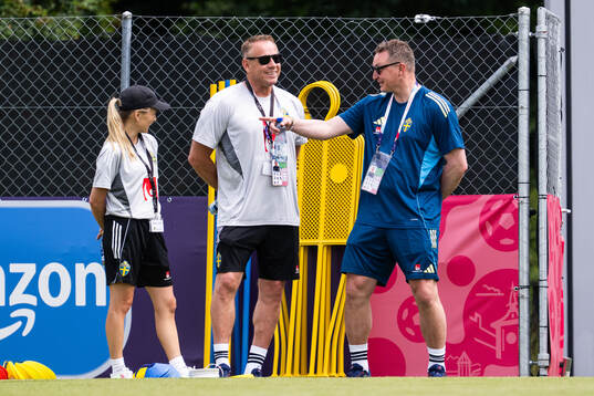 Head of security Stefan Dejemyr of the Swedish women's