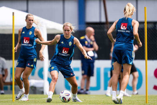 Hanna Lundkvist of the Swedish women's national football