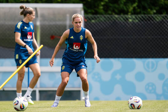 Hanna Lundkvist of the Swedish women's national football