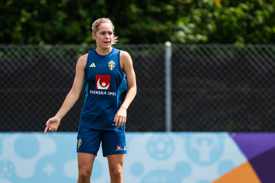 Hanna Lundkvist of the Swedish women's national football