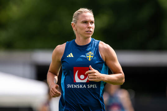Jonna Andersson of the Swedish women's national football