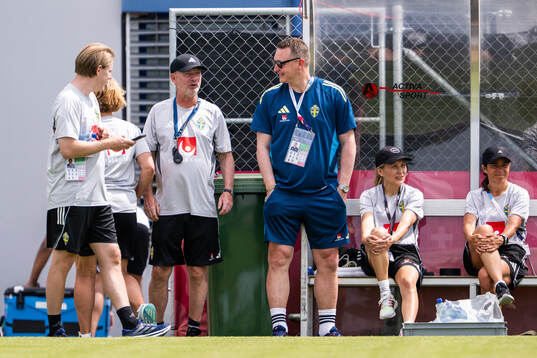 Head coach Peter Gerhardsson of the Swedish women's