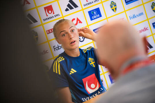 Hanna Bennison of the Swedish women's national football