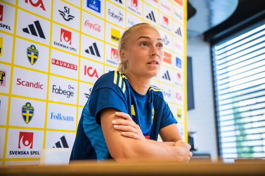 Hanna Bennison of the Swedish women's national football