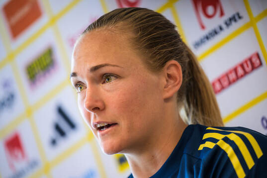 Magdalena Eriksson of the Swedish women's national football
