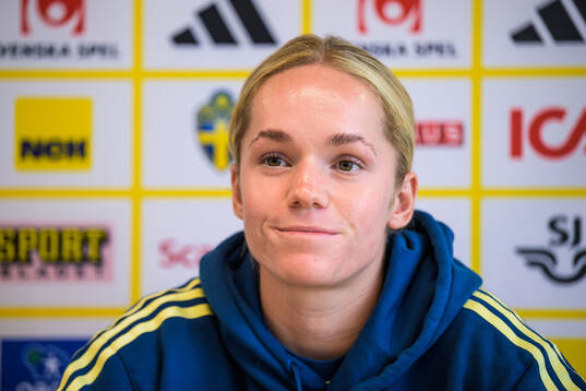Hanna Lundkvist of the Swedish women's national football