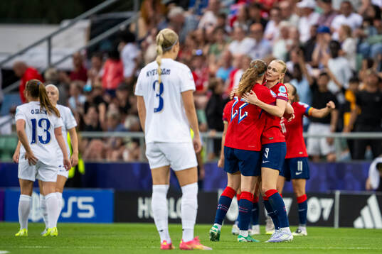 during the UEFA Women's Euro 2025 group stage football