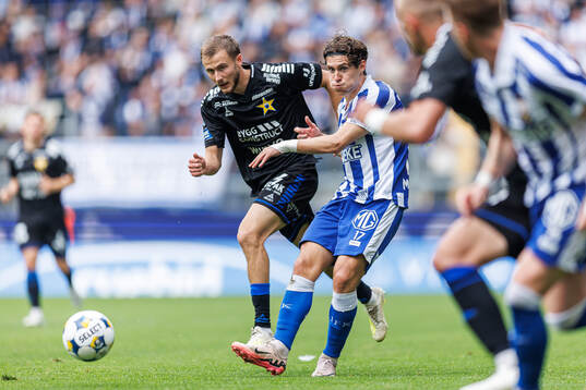 Sirius Melker Heier och IFK Göteborgs Eman Markovic