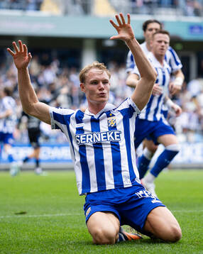IFK Göteborgs Max Fenger jublar