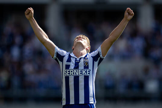 IFK Göteborgs Felix Eriksson jublar