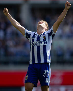 IFK Göteborgs Felix Eriksson jublar