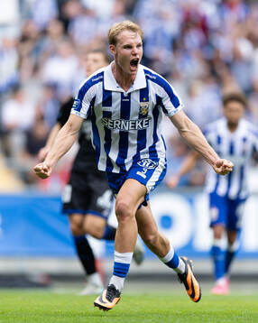 IFK Göteborgs Max Fenger jublar