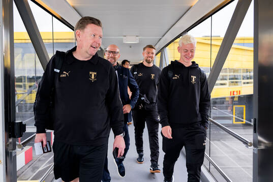 Assistant coach Peter Wettergren, coach Henrik Rydström,
