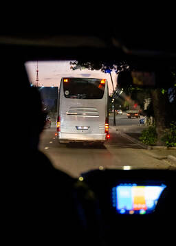 The team bus of Malmö FF