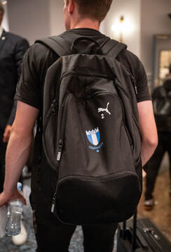The bag of Johan Karlsson of Malmö FF