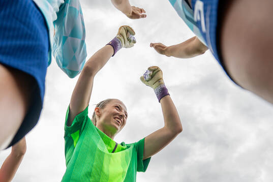 Goalkeeper Cecilie Fiskerstrand of Norway