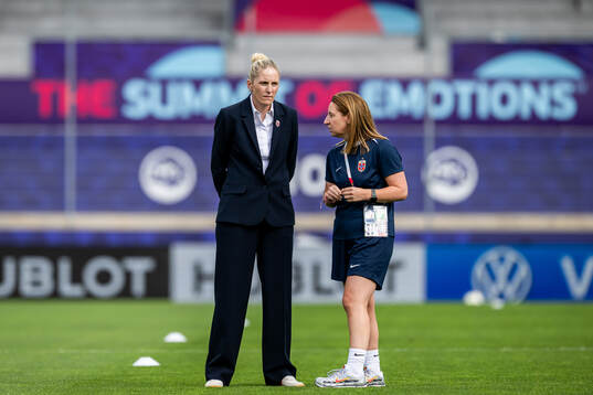 Gemma Grainger, head coach of Norway, and performance