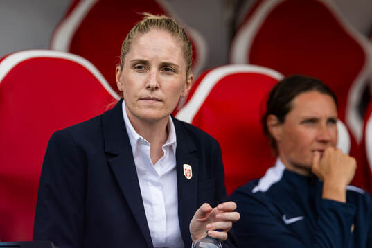 Head coach Gemma Grainger and assistant coach Ingvild