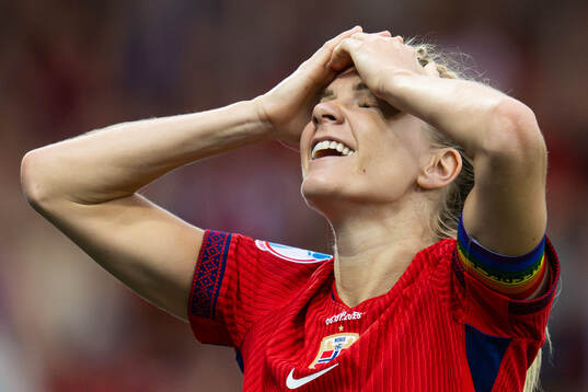 Ada Hegerberg of Norway celebrates
