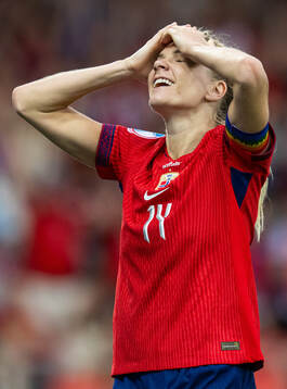 Ada Hegerberg of Norway celebrates