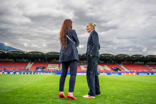 Lise Klaveness, president of the Norwegian Football