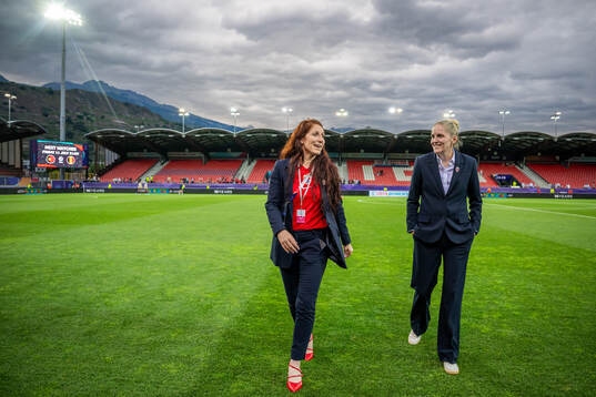 Lise Klaveness, president of the Norwegian Football