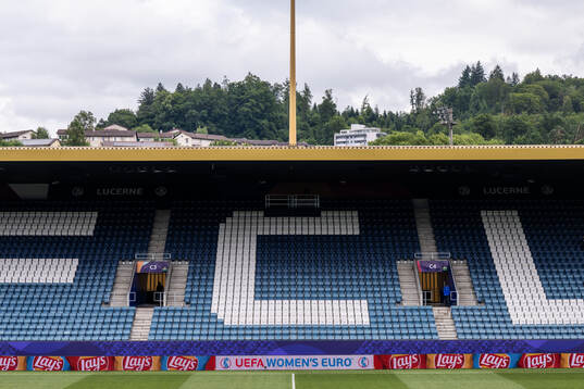 Interior view of Allmend Stadion Luzern