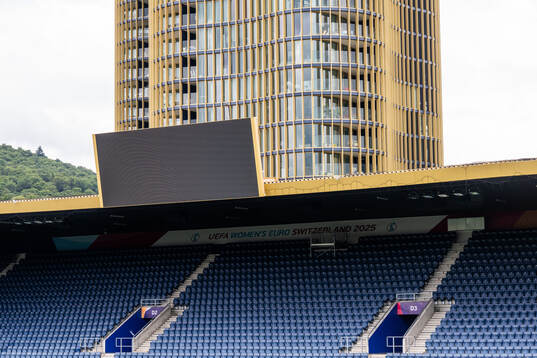 Interior view of Allmend Stadion Luzern