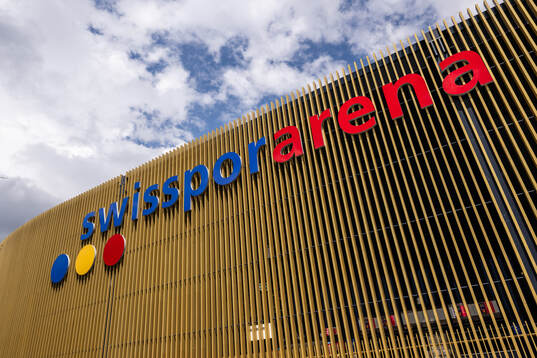 Exterior view of Allmend Stadion Luzern