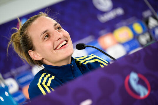 Nathalie Björn of the Swedish women's national football