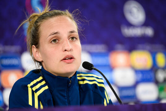 Nathalie Björn of the Swedish women's national football