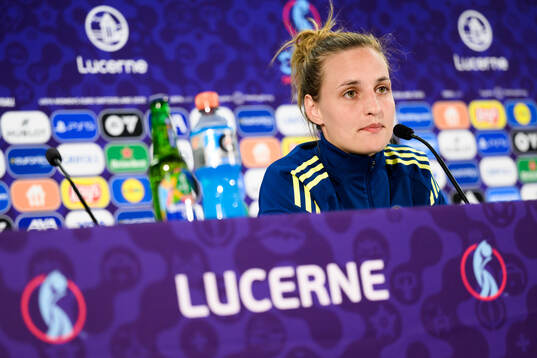Nathalie Björn of the Swedish women's national football